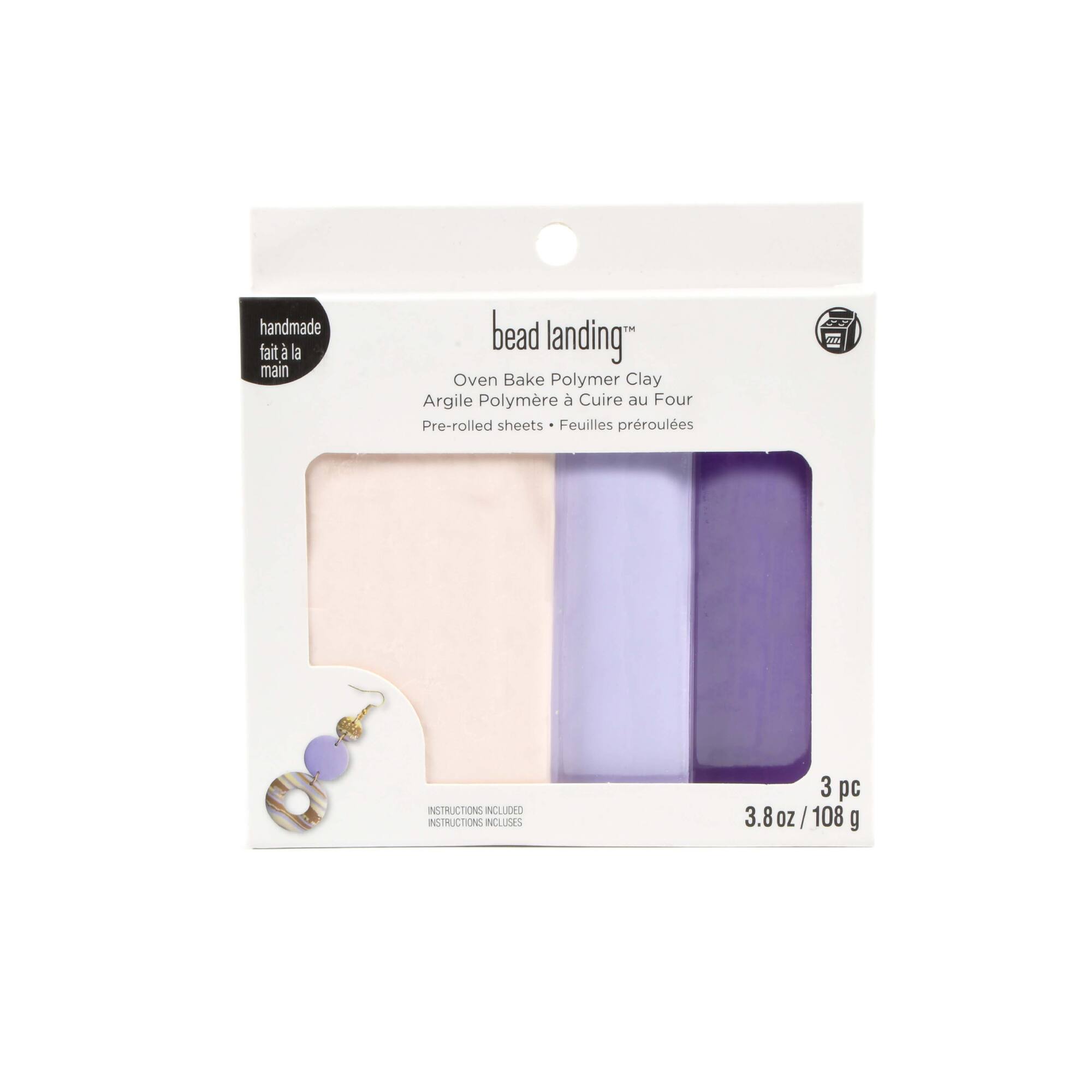 12 Packs: 3 ct. (36 total) Oven Bake Polymer Clay Sheets by Bead Landing™